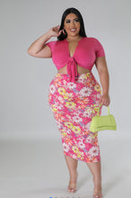 Load image into Gallery viewer, Give Me My Flowers MIDI Skirt Set