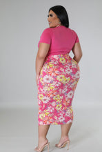 Load image into Gallery viewer, Give Me My Flowers MIDI Skirt Set