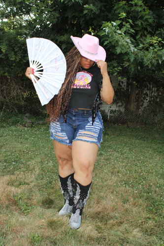 She Was A Cowgirl Tassel Top