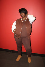 Load image into Gallery viewer, Team Curvy Varsity Fleece Jacket