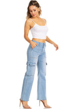 Load image into Gallery viewer, Cargo Denim Jeans