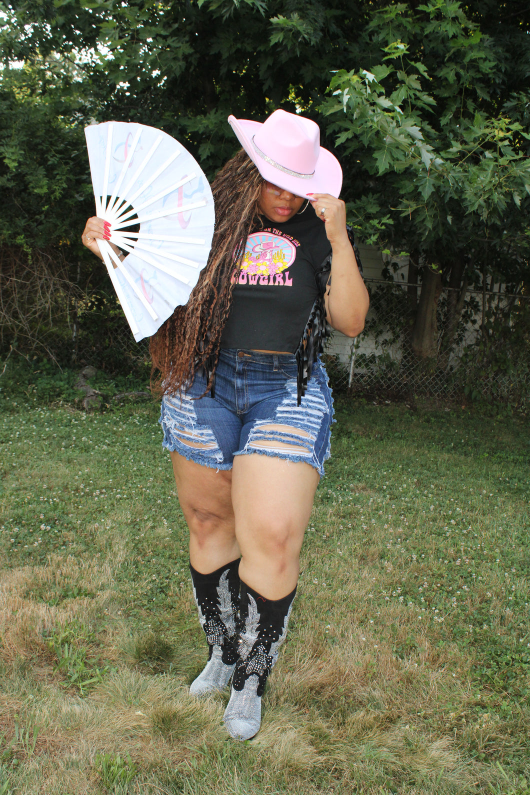 Pretty In Pink Cowgirl Hat