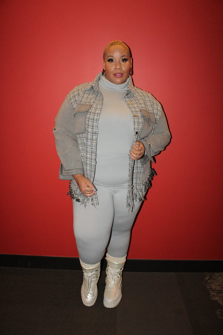 Grey Area Flannel & Denim Jacket