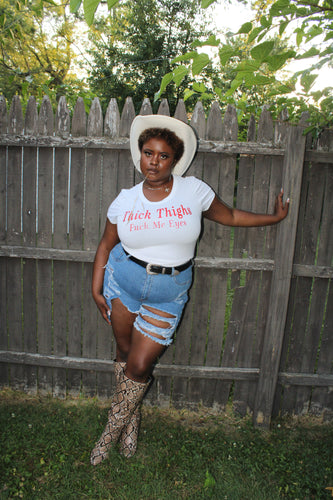 Destroy Em Denim Shorts