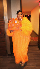 Load image into Gallery viewer, Luxe Fringe Coat Orange
