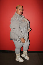 Load image into Gallery viewer, Grey Area Flannel &amp; Denim Jacket