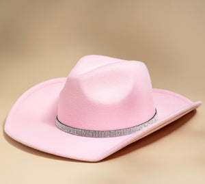 Pretty In Pink Cowgirl Hat