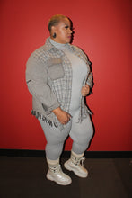 Load image into Gallery viewer, Grey Area Flannel &amp; Denim Jacket